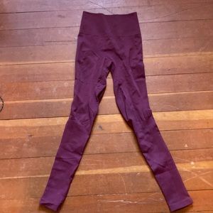 Lululemon Althletica Burgundy Workout Pants